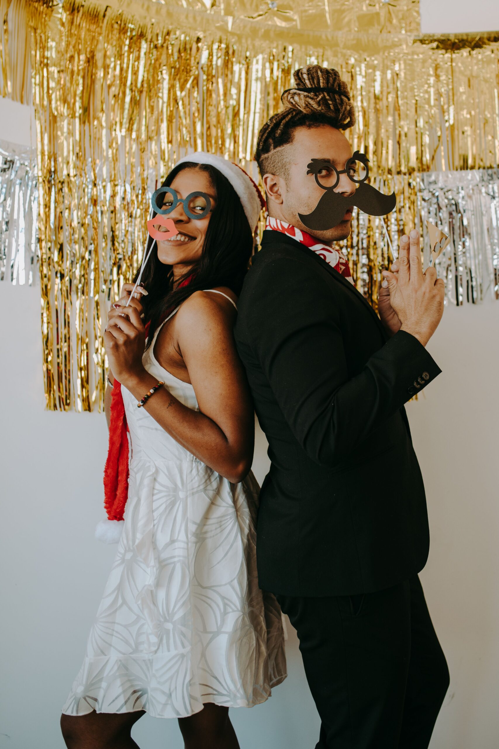 Photo booth setup for a celebration